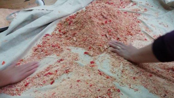 KIZ ÖĞRENCİ PANSİYONUNDA KALAN ÇOCUKLARIMIZA EV TARHANASI VE ERİŞTE