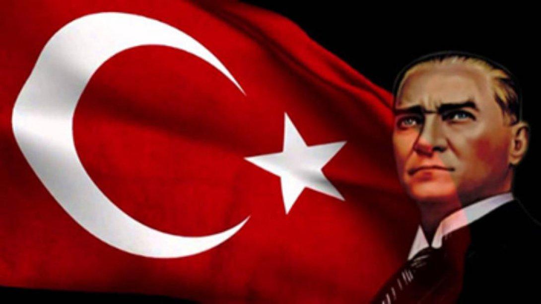 İlçe Milli Eğitim Müdürümüz Sayın Fedai AKIN´ın 10 Kasım Atatürk´ü Anma Günü Mesajı