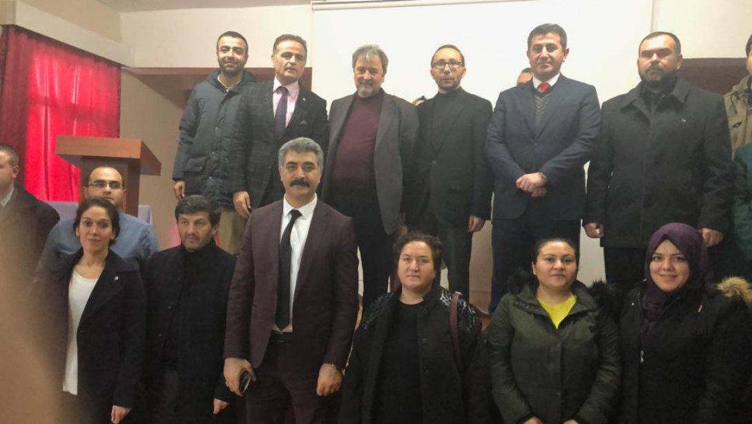 Prof. Dr. Sayın Necati CEMALOĞLU İlçemiz Öğretmen ve Öğrencileri İle Bir Araya Geldi
