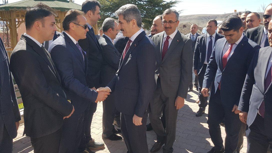 İçişleri Bakan Yardımcısı Muhterem İNCE ile Valimiz Yunus SEZER İlçemizi Ziyaret Etti