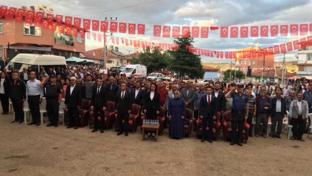 İlçemizde 15 Temmuz Demokrasi ve Milli Birlik Günü Anma Töreni Gerçekleştirildi