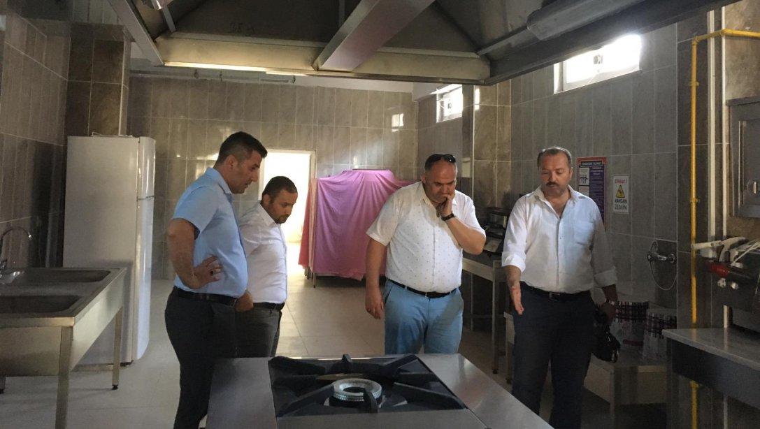 İlçemize Kazandırılan Ortaöğretim Kız Öğrenci ve Erkek Öğrenci Pansiyonu Denetlendi