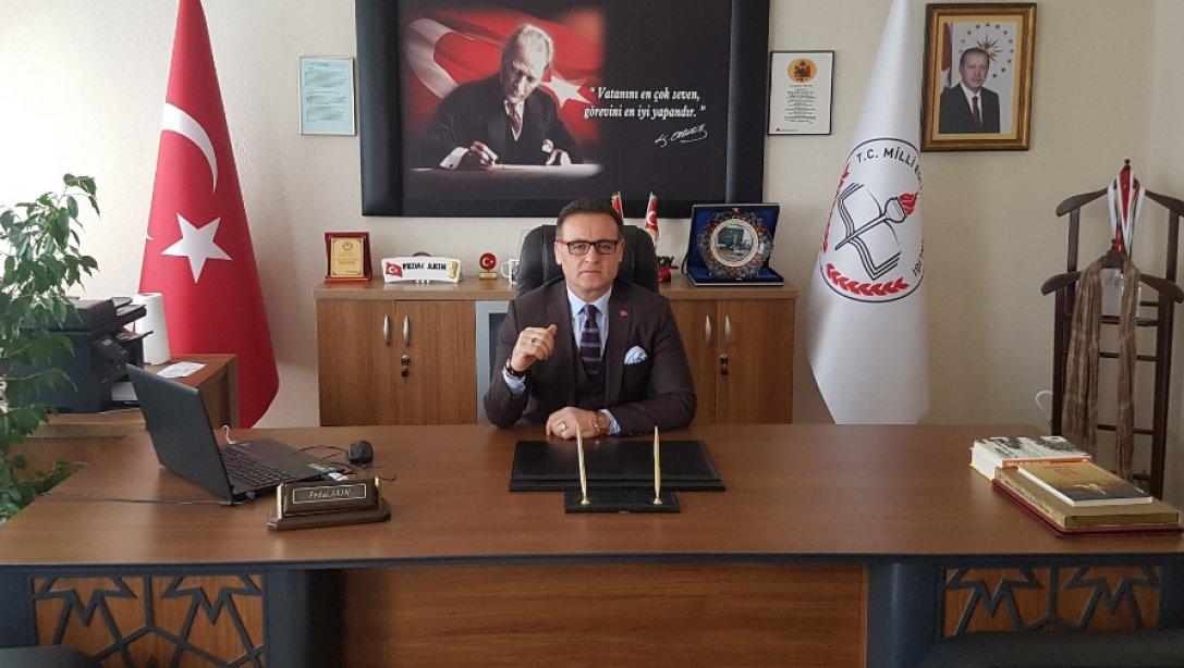 İlçe Milli Eğitim Müdürümüz Sayın Fedai AKIN, 2019-2020 Eğitim- Öğretim Yılının Başlaması Münasebetiyle Bir Mesaj Yayımladılar