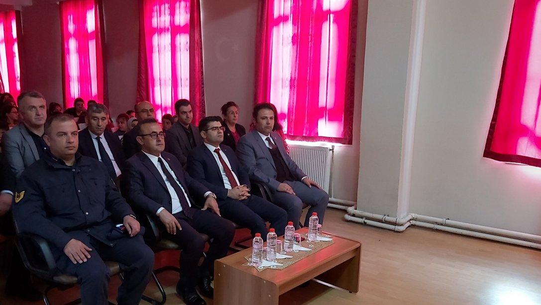 İstiklal Marşının Kabulü İlçemizde Kutlandı, Milli Şair Mehmet Akif ERSOY Anıldı.