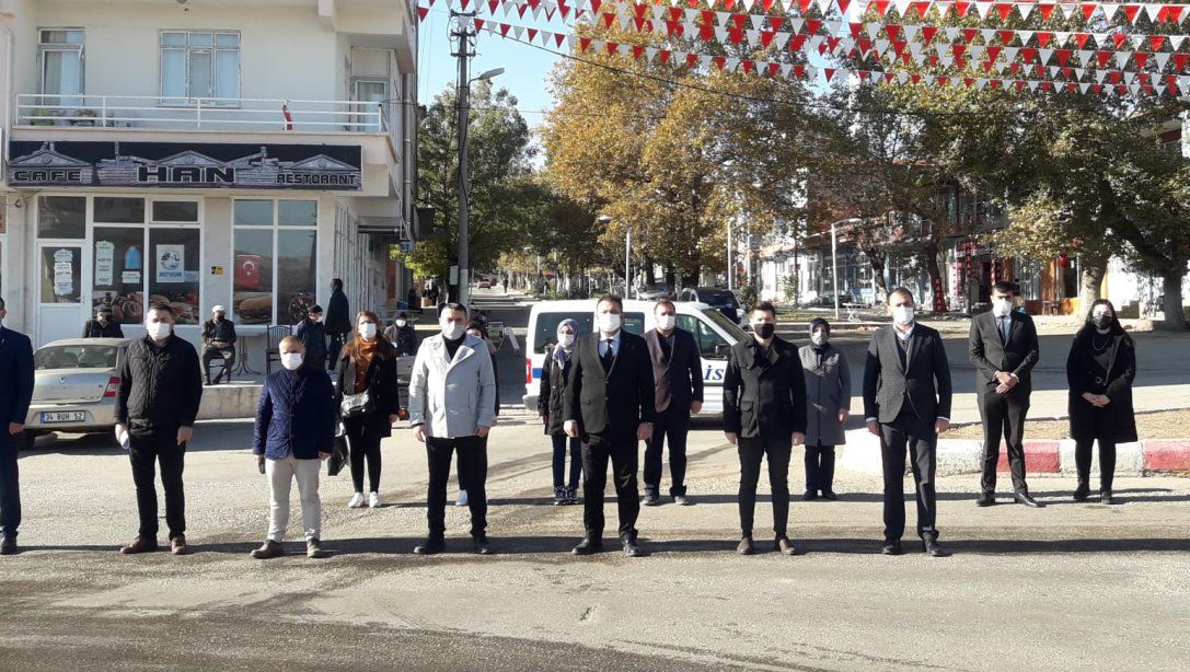24 Kasım Öğretmenler Günü Çelenk Sunma Töreni Gerçekleştirildi